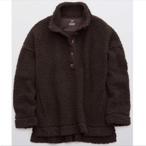 Aerie Cloud Sherpa Pullover